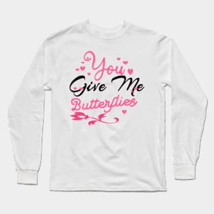 Butterfly Long Sleeve T-Shirt